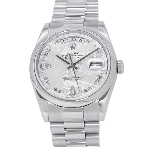 ロレックス デイデイト M番 PT950 118206 2BR ROLEX 腕時計 ウォッチ