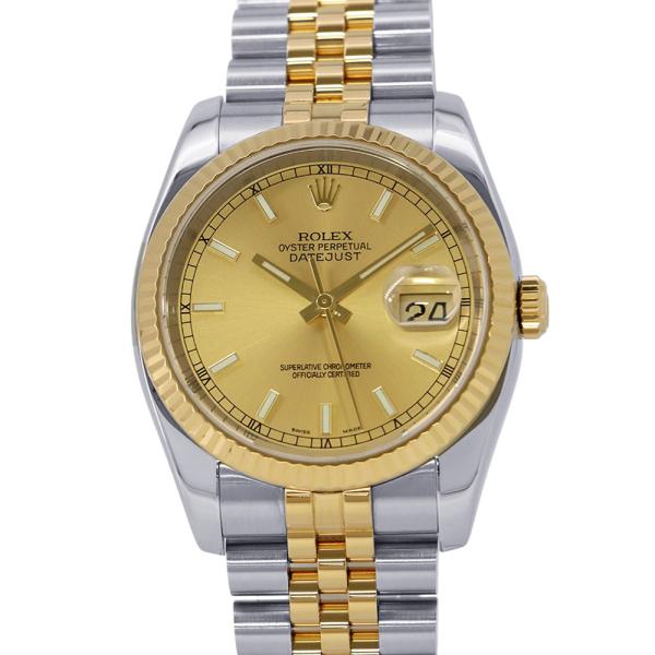 ロレックス デイトジャスト F番 SS/K18YG 116233 ROLEX 腕時計