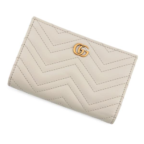 グッチ 二つ折り財布 GGマーモント ダブルG カードケース ウォレット