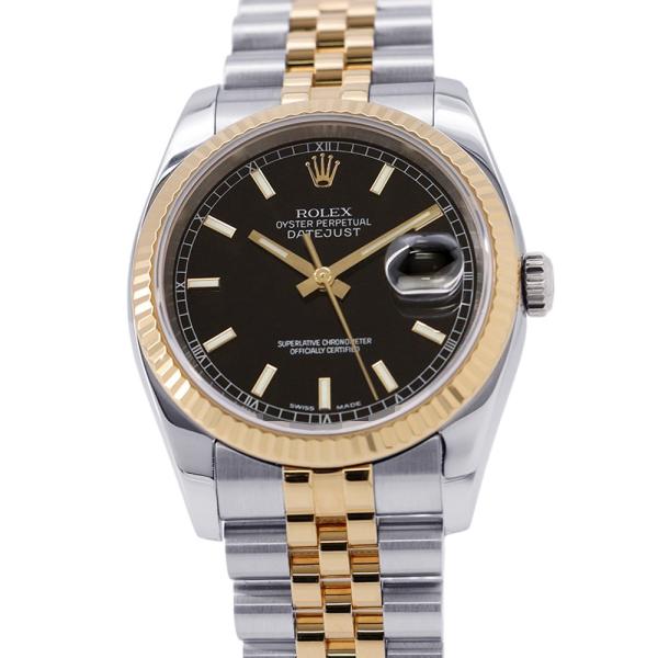 新品 ROLEX デイトジャストK18.SSコンビ 　2コマ16233など ロレックス デイトジャスト Y番 SS/K18YG コンビ 116233 ROLEX 腕時計