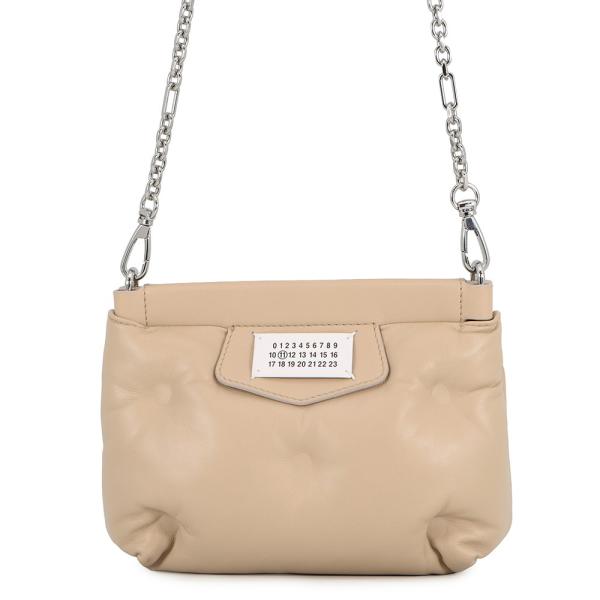 【本物保証】 超美品 メゾンマルジェラ MAISON MARGIELA グラムスラム S56WF0161 P4300 チェーンショルダーバッグ レザー ブラック メゾンマルジェラ チェーンショルダーバッグ グラムスラム S56WF0161