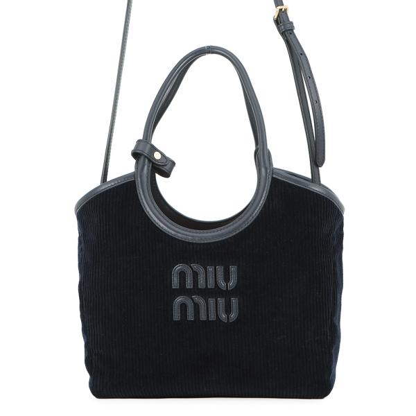 ミュウミュウ ハンドバッグ アイビー コーデュロイ 5BA284 Miu 2way