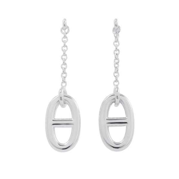 エルメス ピアス シェーヌダンクル ファランドール MM Earrings SV925