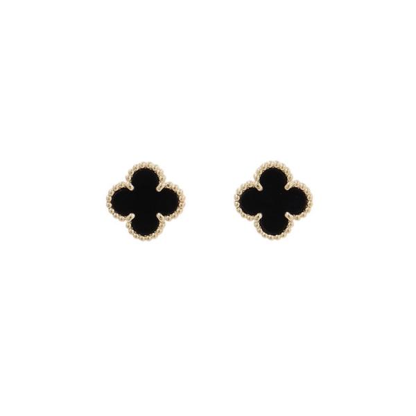 ヴァンクリーフ&アーペル ピアス スウィート アルハンブラ オニキス