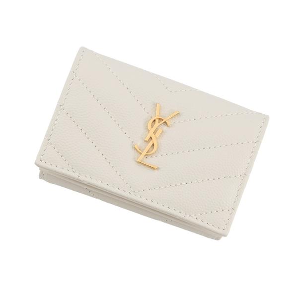サンローラン タイニーウォレット モノグラムオリガミ 668274 三つ折り財布 SAINT LAURENT 中古 サンローラン 三つ折り財布 レディース ブランド