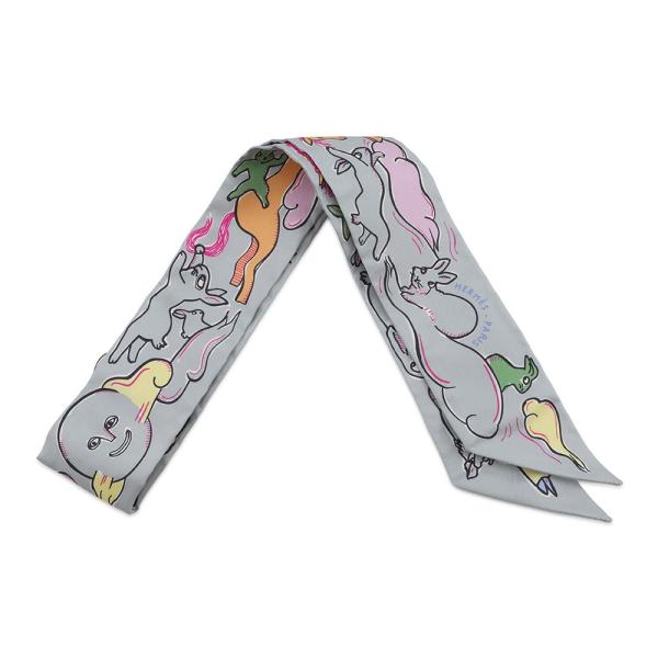 エルメス スカーフ ツイリー 千と一のウサギ Mille et Un Lapins