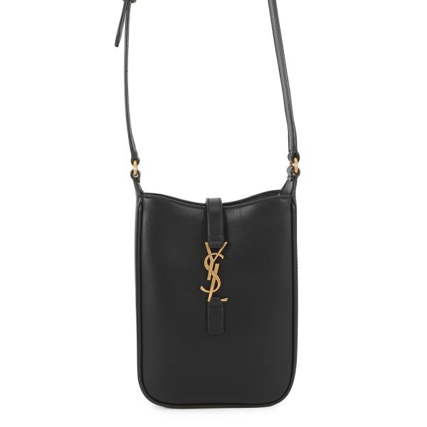 サンローランパリ ショルダーバッグ LE 5 A 7 ミニ バーティカル レザー 735214 SAINT LAURENT PARIS 黒 サンローランパリ ショルダーバッグ LE 5 A 7 ミニ バーティカル