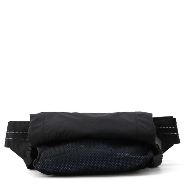 BOTTEGA VENETA ボディバッグ ブラック ボッテガヴェネタ ボディバッグ メッシュ ウエストバッグ ナイロン