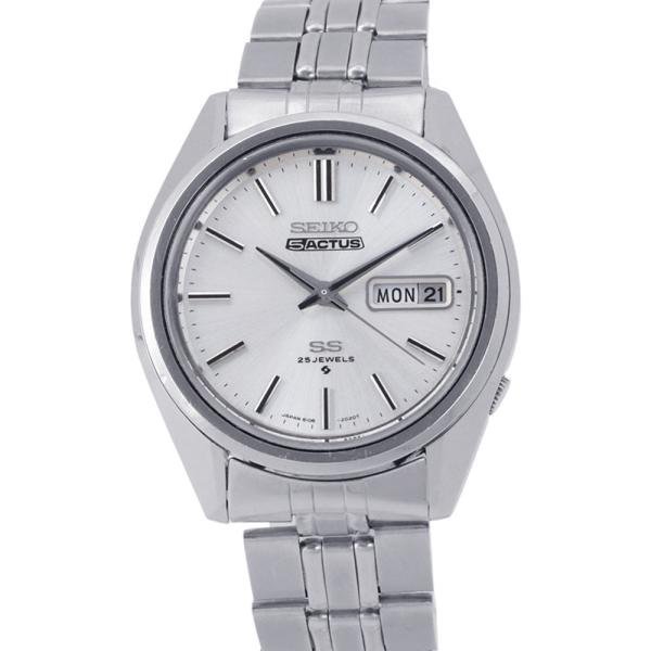 セイコー 5アクタス 6106-7740 SEIKO 腕時計 シルバー文字盤