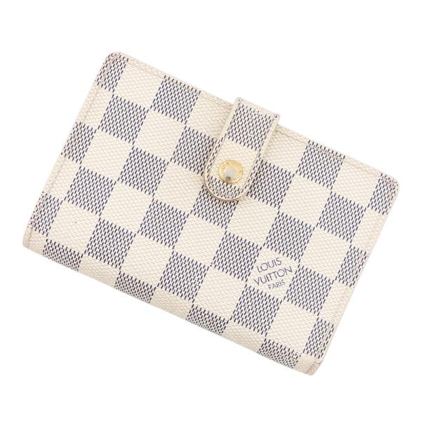 ルイヴィトン ダミエ ニつ折り財布 ルイヴィトン 二つ折り財布 ダミエ・アズール ポルトフォイユ