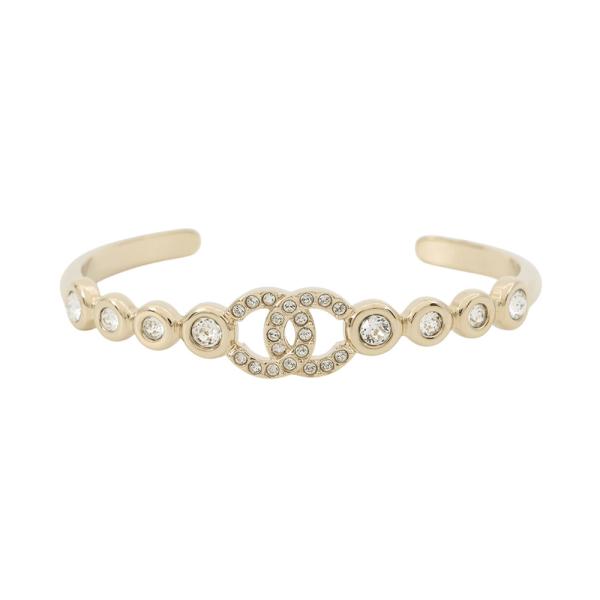 T*T様 CHANEL シャネル ココマーク バングル ブレスレット ラインスト シャネル バングル ココマーク ラインストーン サイズM B25 S CHANEL