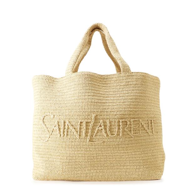サンローランパリ トートバッグ ラフィア ロゴ 776763 SAINT LAURENT