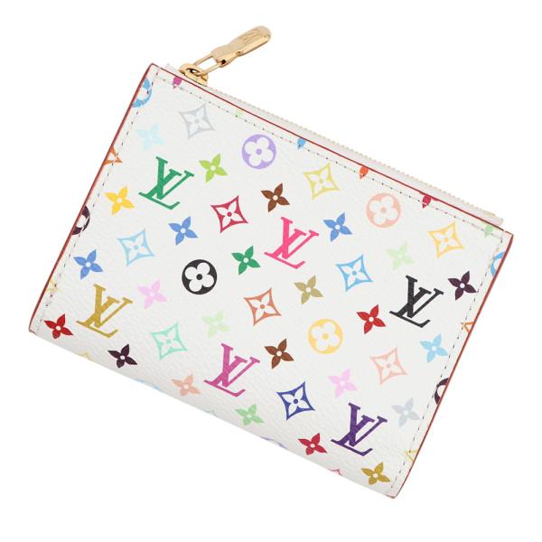ルイヴィトン 二つ折り財布 モノグラム・マルチカラー LV×TM
