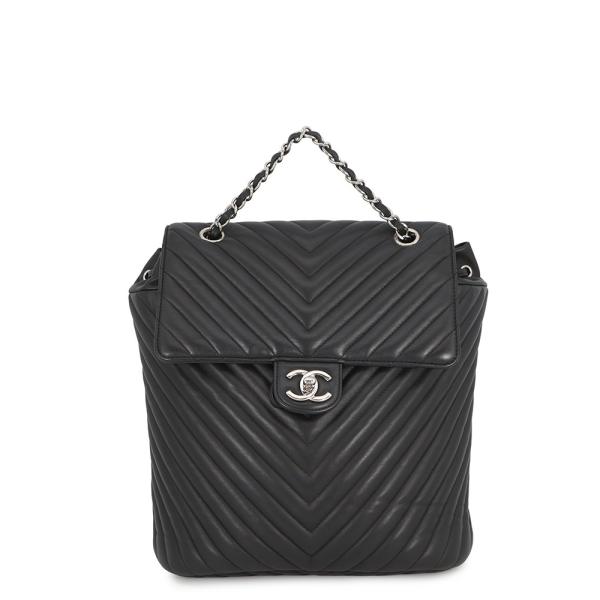 CHANELリュック シャネル リュック Vステッチ シェブロン バックパック ココマーク