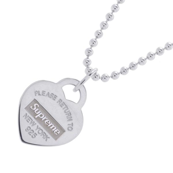 ティファニー ネックレス リターントゥ ティファニー ハート タグ ペンダント SV925シルバー Tiffany&amp;Co. シュプリーム コラボ 【安心保証】
