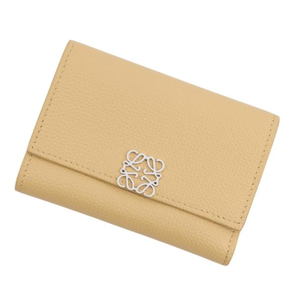 ロエベ 三つ折り財布 アナグラム バーティカル ウォレット C821S33X01 LOEWE 財布 【安心保証】