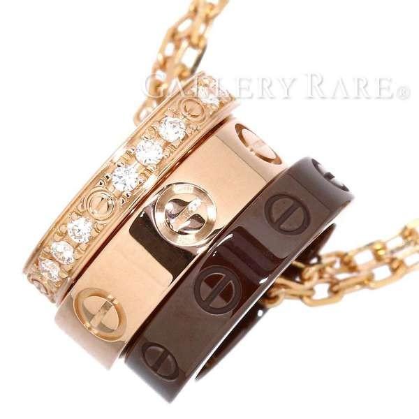 Cartier カルティエ ネックレス ラブネックレス ダイヤモンド 0.08ct  