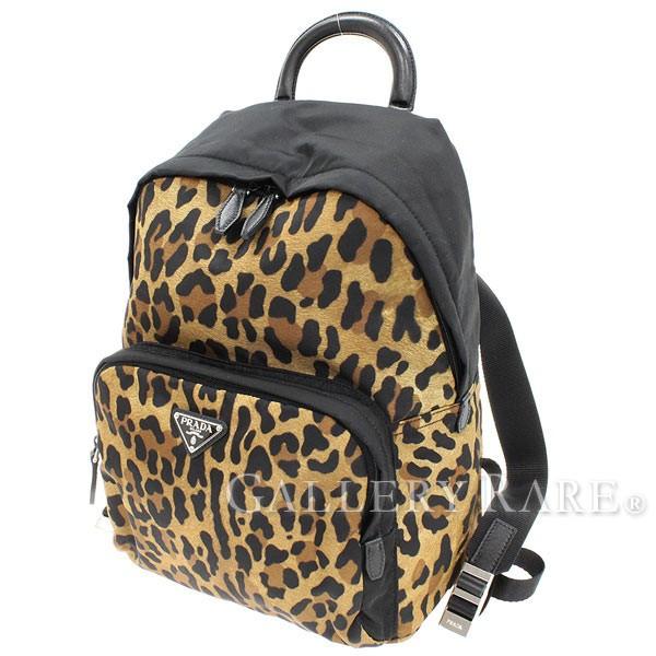 PRADA プラダ リュック レオパード ナイロン 1BZ001 バック PRADA プラダ リュック レオパード ナイロン 1BZ001 バック