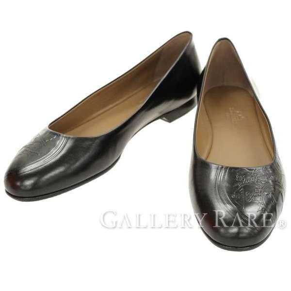 HERMES  フラットシューズ　37.5サイズ HERMESフラットシューズ 37.5サイズ