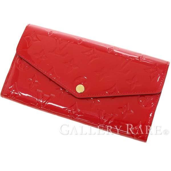 LOUIS VUITTON(ルイヴィトン) 長財布 モノグラムヴェルニ ポルトフォイユサラ M90208 ポムダムール レザー 楽天市場】 LOUIS VUITTON ルイヴィトン ポルトフォイユ・サラ M90208