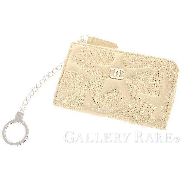シャネル キーケース ココマーク CHANEL（シャネル） ココマーク キーケース ブラック ホワイト ピンク