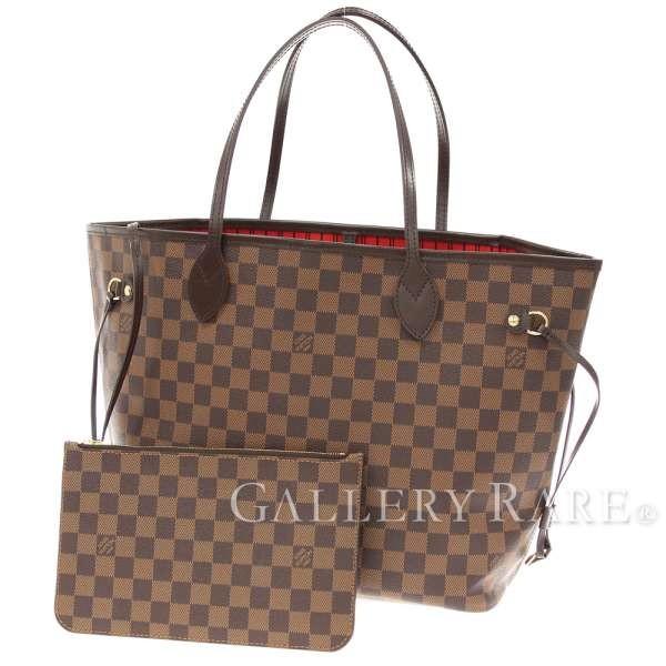 【美品】LOUIS VUITTON ダミエ　ネヴァーフル　MMヴィトンポーチ付 LOUIS VUITTON（ルイ・ヴィトン） トートバッグ ダミエ ネヴァーフルMM