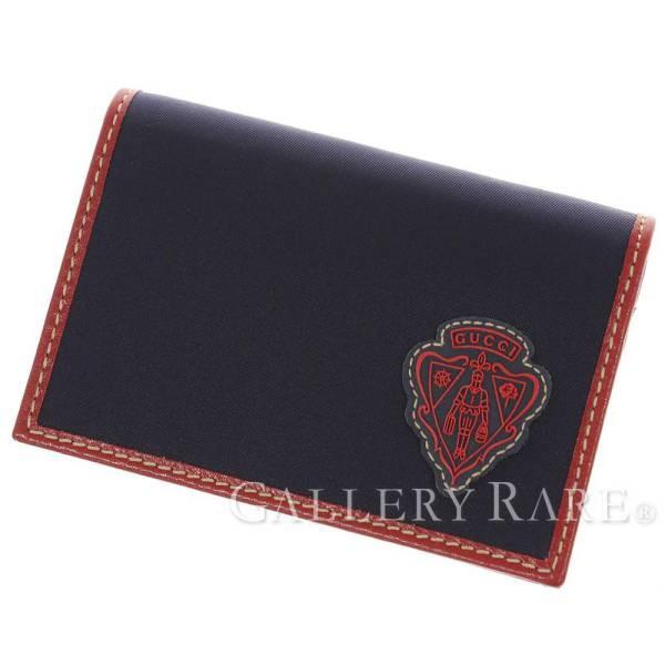 GUCCI グッチ カードケース クレスト ナイロン バイカラー 名刺入れ 