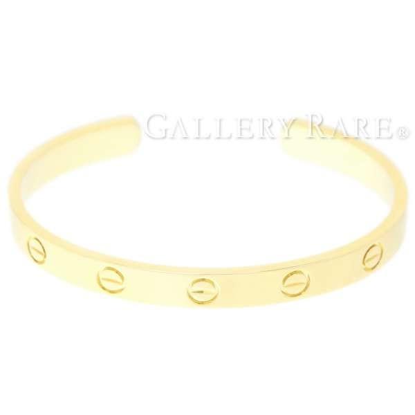 Cartier カルティエ ブレスレット ラブブレス オープン バングル K18YG  