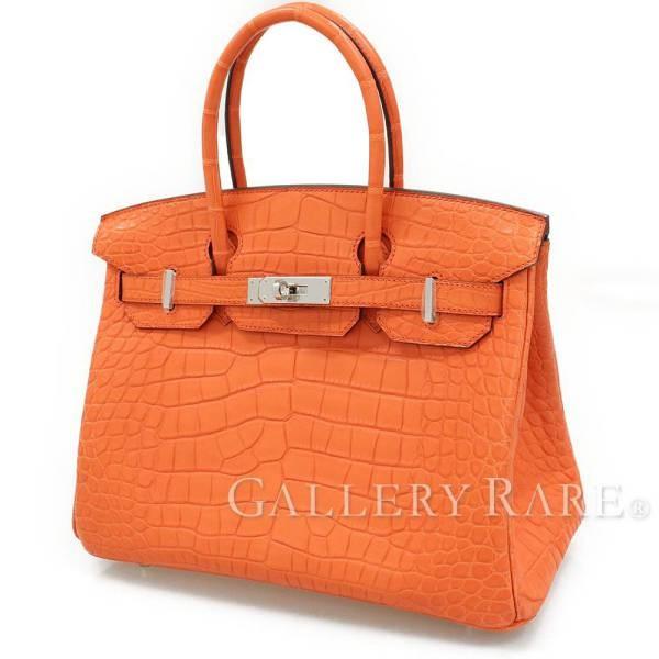HERMES（エルメス） バーキン30 cm ハンドバッグ オレンジポピー