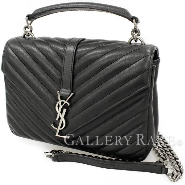 FERRAGAMO サンローランパリ チェーンショルダーバッグ モノグラム  