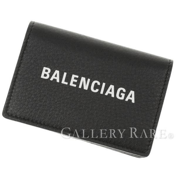 バレンシアガ カードケース エブリデイ 531524 BALENCIAGA メンズ 名刺入れ 黒 レザー everyday