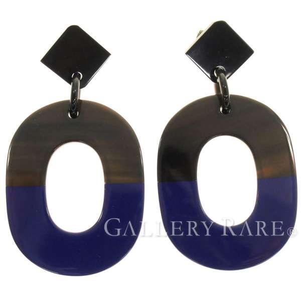 エルメス　バッファローホーン　ピアス HERMES エルメス ピアス Hエキップ サブレ バッファローホーン 新品