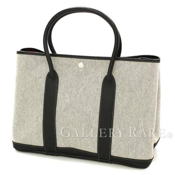 HERMES（エルメス） ガーデンパーティPM ボルデュック リボン ブラック