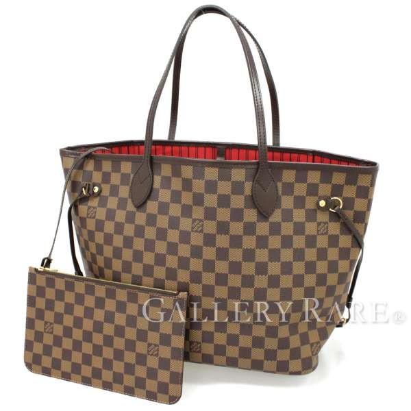 ルイヴィトン トートバッグ ダミエ ネヴァーフルmm ポーチ付き ヴィトン Vuitton Louis N バッグ 現金特価