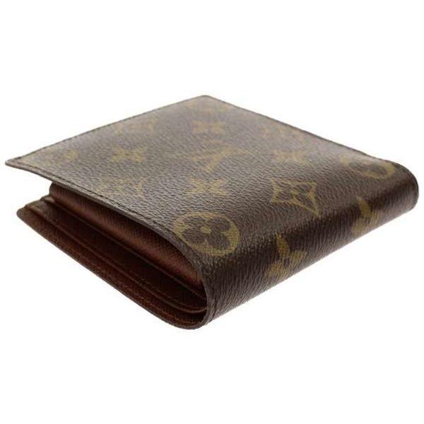 ルイヴィトン 財布 モノグラム ポルトフォイユ マルコ M ヴィトン 品質保証 二つ折り財布 メンズ Vuitton Louis