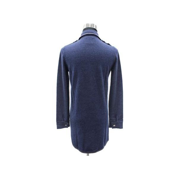 シャネル ワンピース 長袖 ニット ココマーク ウール シルク ステッチ 服 最新 P ネイビー レディースサイズ36 Chanel