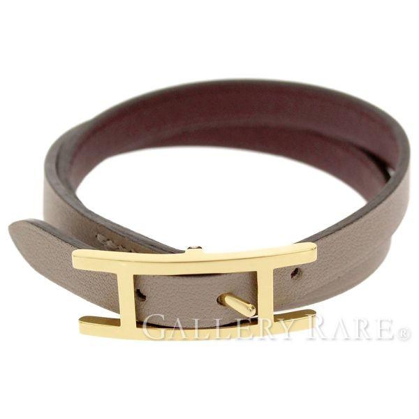 HERMES（エルメス） ブレスレット ビーアピ ドゥブル トゥール グリ