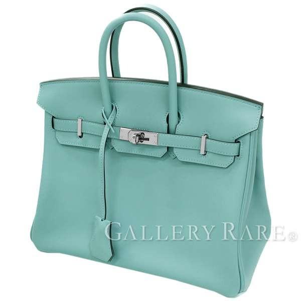 HERMES（エルメス） バーキン25 cm ハンドバッグ ブルーサンシール