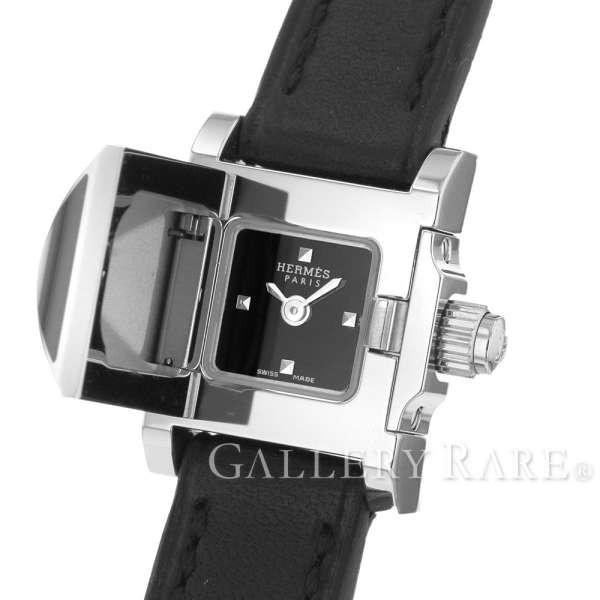 HERMES（エルメス） メドール ドゥブルトゥール ブラック×シルバー金具