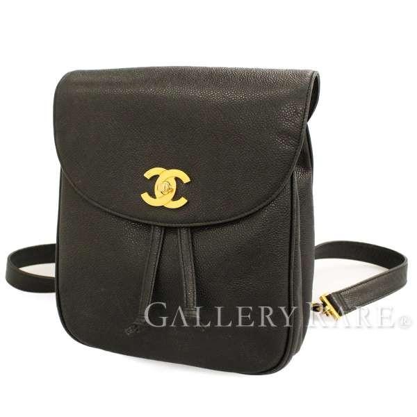 CHANEL ココマーク　キャビア　チェーンリュック CHANEL（シャネル） リュック ココマーク チェーン ブラック キャビア