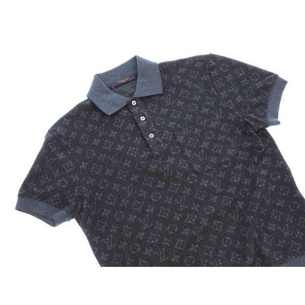 ルイヴィトン テレビで話題 ポロシャツ ツイードモノグラムポロ 半袖 メンズサイズs 服 メンズ Louis ヴィトン Vuitton