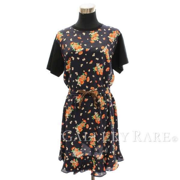 ルイヴィトン ワンピース プリンテッドバイファブリックジャージードレス レディースサイズl Louis 内祝い 1a50cn Vuitton