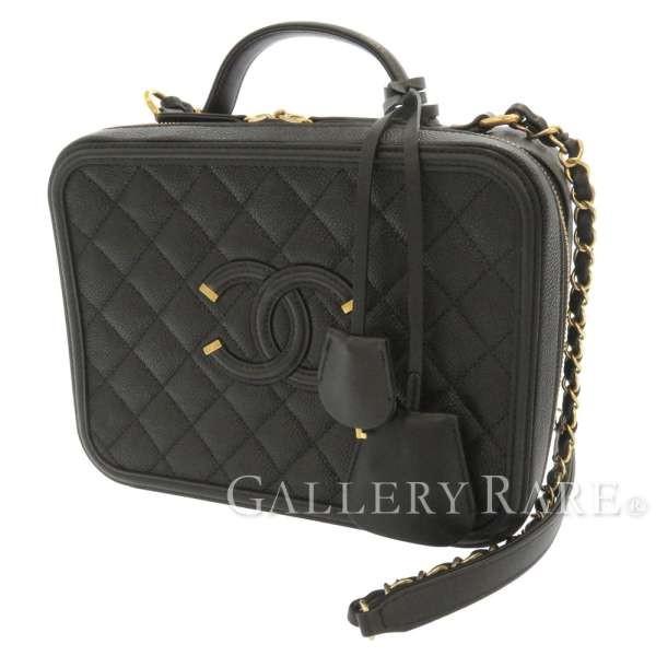 CHANEL（シャネル） バニティケース ラージ ココマーク ブラック