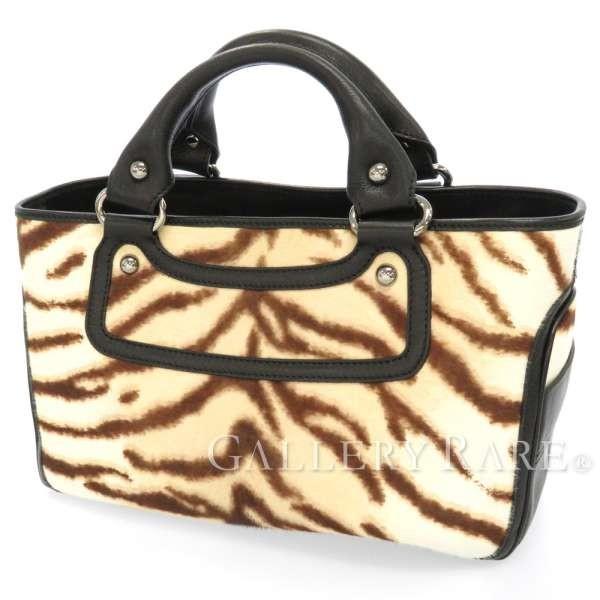 CELINE セリーヌ ハンドバッグ ブギーバッグ ハラコ 134023 CELINE セリーヌ ハンドバッグ ブギーバッグ ハラコ 134023