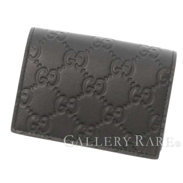 GUCCI グッチ カードケース グッチシマ ブラック 406694 パス GUCCI グッチ カードケース グッチシマ ブラック 406694 パス