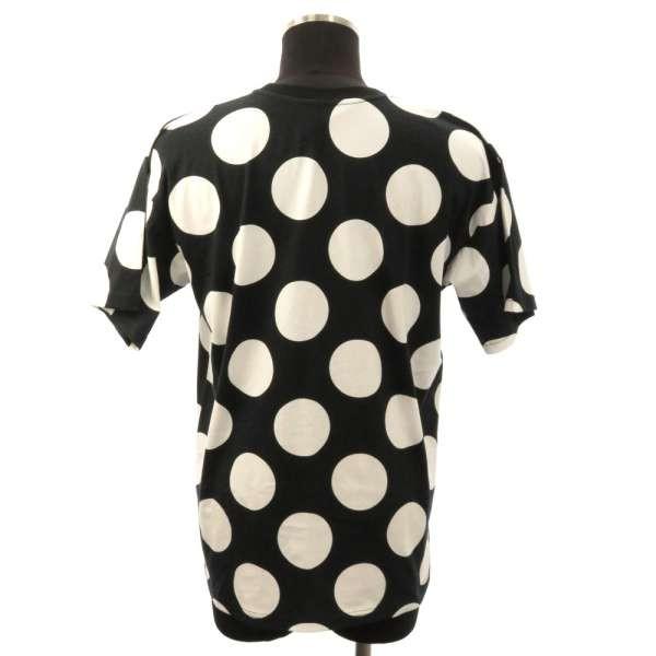 モスキーノ Tシャツ ドット ロゴ ブラック ホワイト メンズ トップス Moschino 販売実績no 1 半袖 服 水玉