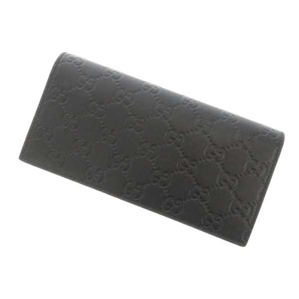 GUCCI（グッチ） 長財布 グッチシマ ブラック レザー 547071 GUCCI