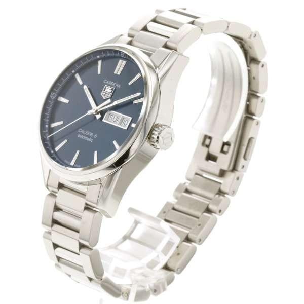 タグホイヤー カレラ キャリバー5 商い デイデイト War1e Ba0723 腕時計 青文字盤 heuer 安心保証