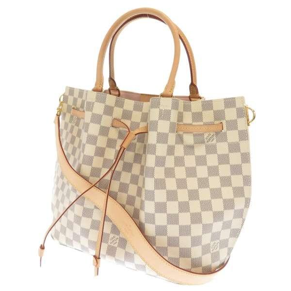 ルイヴィトン トートバッグ ダミエアズール 日本正規代理店品 ジロラッタ N 2wayショルダー バケットバッグ 安心保証 ヴィトン