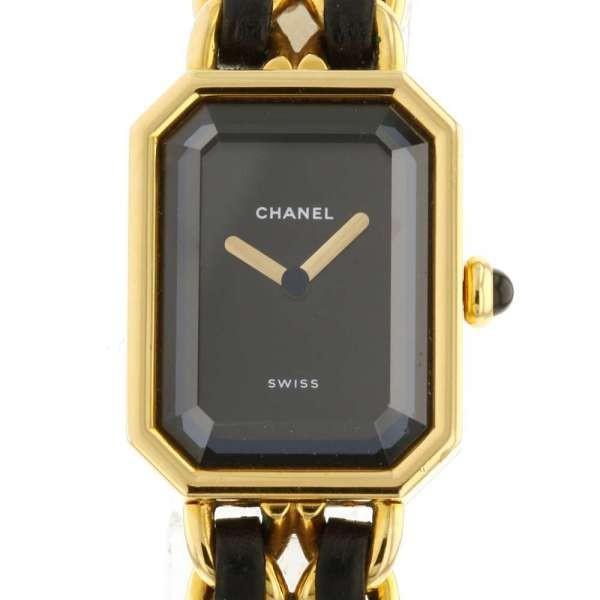 シャネル プルミエール S H0001 Chanel 腕時計 安心保証 レディース 黒文字盤 バーゲンセール